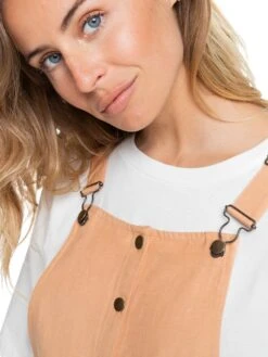 Roxy Back To Goodbye Short Overalls -Shoreline Mood erjwd03617 roxyw cjj0 frt3