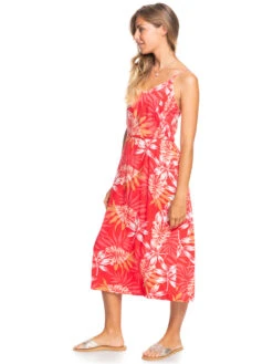 Roxy Land Of Life Strappy Midi Dress -Shoreline Mood erjwd03638 roxyw rmz9 frt2