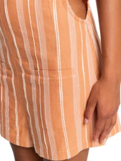 Roxy Silver Sky Stripe Woven Romper 9 Roxy Silver Sky Stripe Woven Romper -Shoreline Mood erjwd03657 roxyw ckn2 frt4