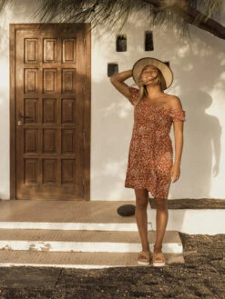 Roxy Hello Petal Woven Mini Dress 13 Roxy Hello Petal Woven Mini Dress -Shoreline Mood erjwd03658 roxyl cns6 frt9