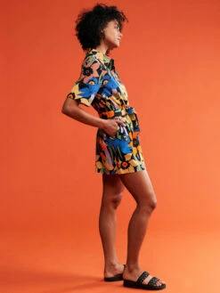 Roxy Real Yesterday Romper -Shoreline Mood erjwd03689 roxym kvj6 frt2