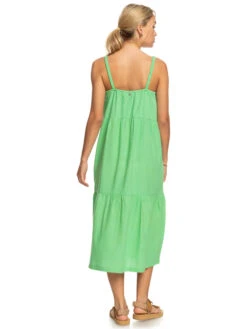 Roxy Waiting Line Midi Dress -Shoreline Mood erjwd03699 roxyw ghy0 bck1