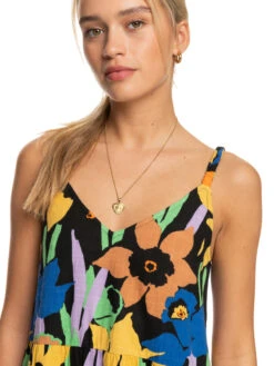 Roxy Waiting Line Printed Midi Dress -Shoreline Mood erjwd03704 roxyw kvj6 frt3