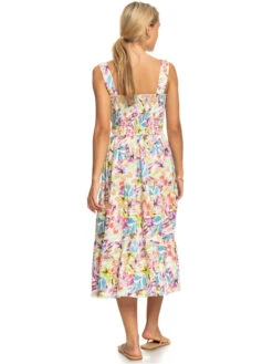Roxy Honeymoon Avenue Printed Midi Dress -Shoreline Mood erjwd03714 roxyw wbb8 bck1