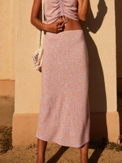 Roxy Neon River Midi Skirt