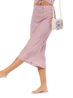 Roxy Neon River Midi Skirt -Shoreline Mood erjwk03140 roxym ngz4 frt2