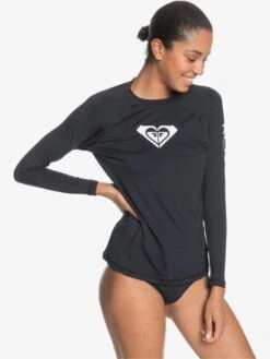 Roxy Beach Classics Long Sleeve UPF 50 Rashguard -Shoreline Mood erjwr03424 beachclassicslslycraw kvj0 frt1
