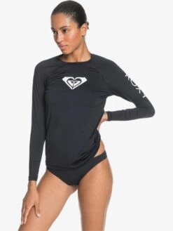 Roxy Beach Classics Long Sleeve UPF 50 Rashguard -Shoreline Mood erjwr03424 beachclassicslslycraw kvj0 frt2
