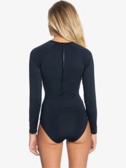Roxy Essentials Long Sleeve One-Piece Swimsuit 14 Roxy Essentials Long Sleeve One-Piece Swimsuit -Shoreline Mood erjwr03432 essentialsonesiebackzipw kvj0 bck1