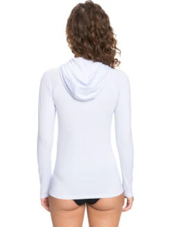 Roxy Essentials Hooded UPF 50 Long Sleeve Rashguard -Shoreline Mood erjwr03495 roxyw wbb0 bck1