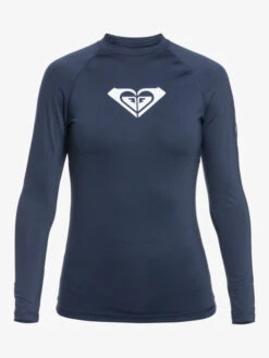 Roxy Whole Hearted Long Sleeve UPF 50 Rashguard -Shoreline Mood erjwr03547 roxyv bsp0 frt1