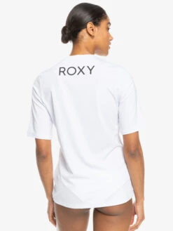 Roxy Enjoy Waves Short Sleeve UPF 50 Rashguard -Shoreline Mood erjwr03549 roxyw wbb0 bck1