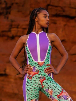 Stella Jean X Roxy UPF 50 Long Jane Wetsuit 12 Stella Jean X Roxy UPF 50 Long Jane Wetsuit -Shoreline Mood erjwr03601 roxyl gnv5 frt4