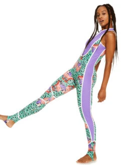 Stella Jean X Roxy UPF 50 Long Jane Wetsuit 14 Stella Jean X Roxy UPF 50 Long Jane Wetsuit -Shoreline Mood erjwr03601 roxym gnv5 frt2