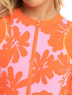 Roxy Surf.Kind.Kate. Short Sleeve One-Piece Swimsuit 17 Roxy Surf.Kind.Kate. Short Sleeve One-Piece Swimsuit -Shoreline Mood erjwr03646 roxyw xmnm frt3