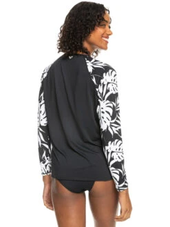 Roxy Beach Long Sleeve UPF 50 Rashguard -Shoreline Mood erjwr03653 roxyw kvj0 bck1