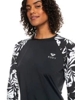 Roxy Beach Long Sleeve UPF 50 Rashguard -Shoreline Mood erjwr03653 roxyw kvj0 frt3