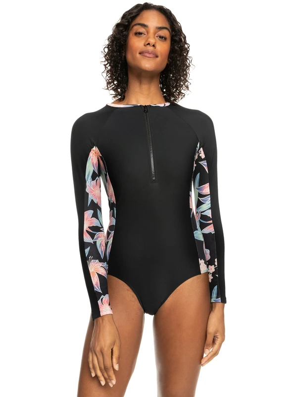 Roxy New 1mm UPF 50 Long Sleeve One-Piece Swimsuit 1 Roxy New 1mm UPF 50 Long Sleeve One-Piece Swimsuit