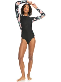 Roxy New 1mm UPF 50 Long Sleeve One-Piece Swimsuit 8 Roxy New 1mm UPF 50 Long Sleeve One-Piece Swimsuit -Shoreline Mood erjwr03654 roxyw kvj0 frt9
