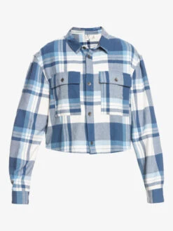 Roxy Both Ways Long Sleeve Shirt -Shoreline Mood erjwt03546 roxyv wbk3 frt1