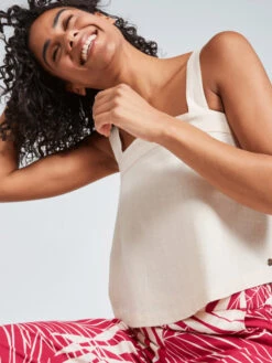 Roxy Easy Days Flowy Tank Top 12 Roxy Easy Days Flowy Tank Top -Shoreline Mood erjwt03558 roxym teh0 frt2