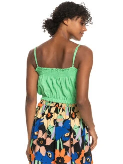 Roxy Bikini Vibes Strappy Crop Top -Shoreline Mood erjwt03565 roxyw ghy0 bck1