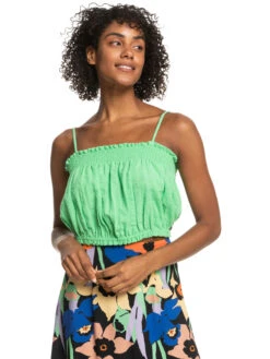 Roxy Bikini Vibes Strappy Crop Top