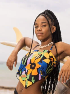 Roxy Iconic Place Strappy Crop Top