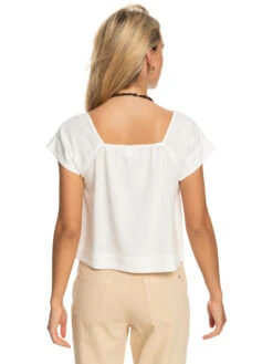 Roxy Ocean Amor Short Sleeve Top -Shoreline Mood erjwt03569 roxyw wbk0 bck1
