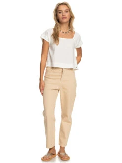 Roxy Ocean Amor Short Sleeve Top -Shoreline Mood erjwt03569 roxyw wbk0 frt9