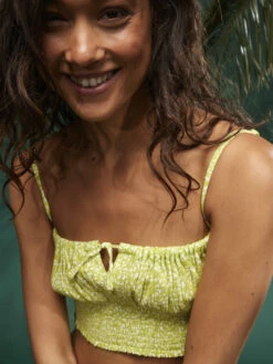 Roxy Island Crush Cropped Tank Top -Shoreline Mood erjwt03585 roxym geb8 bck2