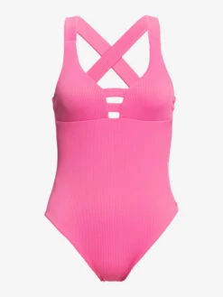 Roxy Love Rib Asia One-Piece Swimsuit -Shoreline Mood erjx103414 roxyv mkh0 frt1