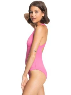 Roxy Love Rib Asia One-Piece Swimsuit -Shoreline Mood erjx103414 roxyw mkh0 frt2