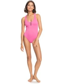 Roxy Love Rib Asia One-Piece Swimsuit -Shoreline Mood erjx103414 roxyw mkh0 frt9