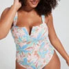 Roxy Love Rib The Coco D-Cup One Piece Swimsuit