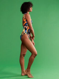 Roxy Color Jam One-Piece Swimsuit -Shoreline Mood erjx103517 roxym kvj6 frt2