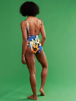 Roxy Color Jam One-Piece Swimsuit -Shoreline Mood erjx103517 roxym kvj6 frt3