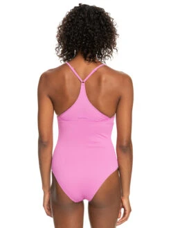 Roxy Active Rib One Piece Swimsuit -Shoreline Mood erjx103529 roxyw mgj0 bck1