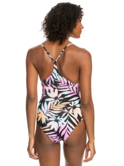 Roxy Active One Piece Swimsuit -Shoreline Mood erjx103530 roxyw kvj4 bck1