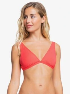 Roxy Solid Beach Classics Elongated Triangle Bikini Top