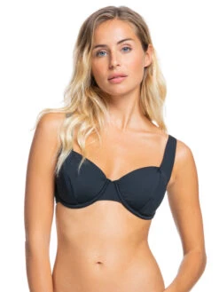 Roxy Beach Classics Underwire D-Cup Bikini Top 12 Roxy Beach Classics Underwire D-Cup Bikini Top -Shoreline Mood erjx304339 roxyw kvj0 frt1