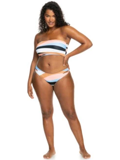 Roxy Paradiso Passport Bandeau Bikini Top -Shoreline Mood erjx304526 roxyw wbb0 frt12