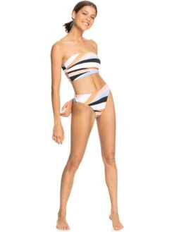 Roxy Paradiso Passport Bandeau Bikini Top -Shoreline Mood erjx304526 roxyw wbb0 frt9