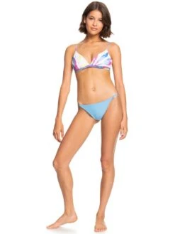 Roxy POP SURF Reversible Fixed Triangle Bikini Top -Shoreline Mood erjx304603 roxyw nft6 frt8