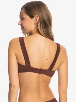 Roxy Love The Coco V Bralette Bikini Top -Shoreline Mood erjx304644 roxyw rsy0 bck1