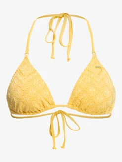 Roxy Quiet Beauty Triangle Bikini Top -Shoreline Mood erjx304649 roxyv yhv0 frt1