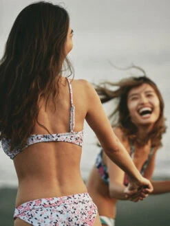 Roxy Love Rib Monyca Triangle Bikini Top -Shoreline Mood erjx304666 roxyl bzq7 bck1