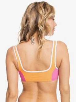 Roxy Rad Retro Bralette Bikini Top 5 Roxy Rad Retro Bralette Bikini Top -Shoreline Mood erjx304670 roxyw mge0 bck1