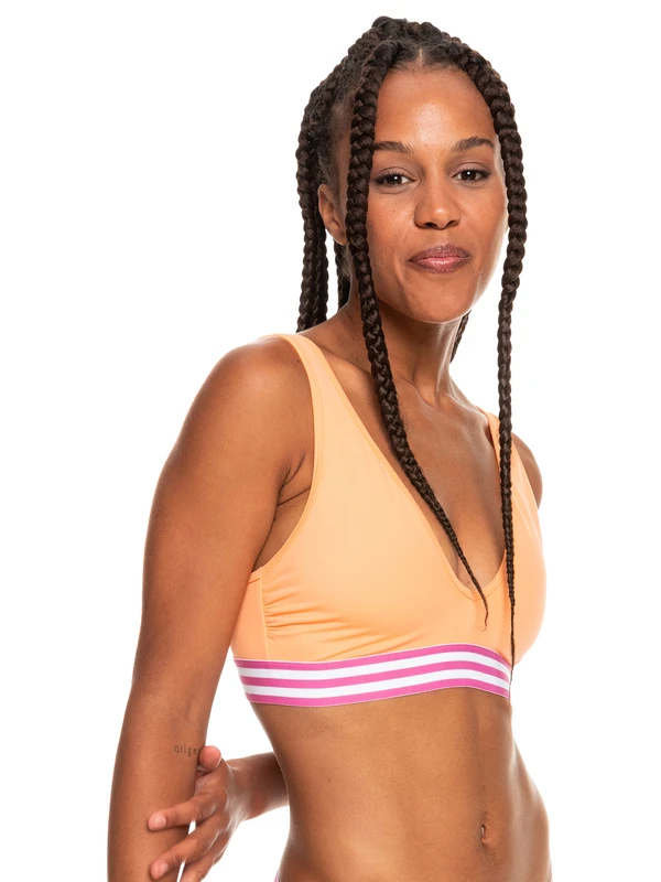 Roxy Rad Retro Elongated Triangle Bikini Top 1 Roxy Rad Retro Elongated Triangle Bikini Top