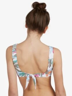 Roxy Beach Classics Elongated Triangle Bikini Top 11 Roxy Beach Classics Elongated Triangle Bikini Top -Shoreline Mood erjx304701 roxyw xwww bck2